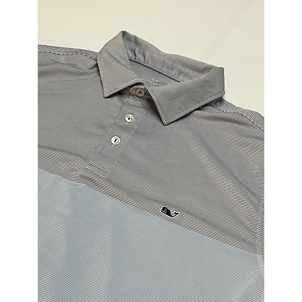 Men's Vineyard Vines On The Go Short sleeve Polo Pull Over Shirt L
